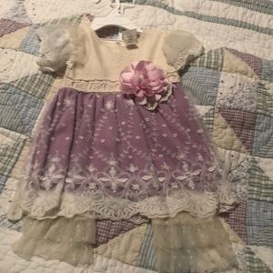 2T Haute Baby Outfit. Lacey and Luscious! Like new